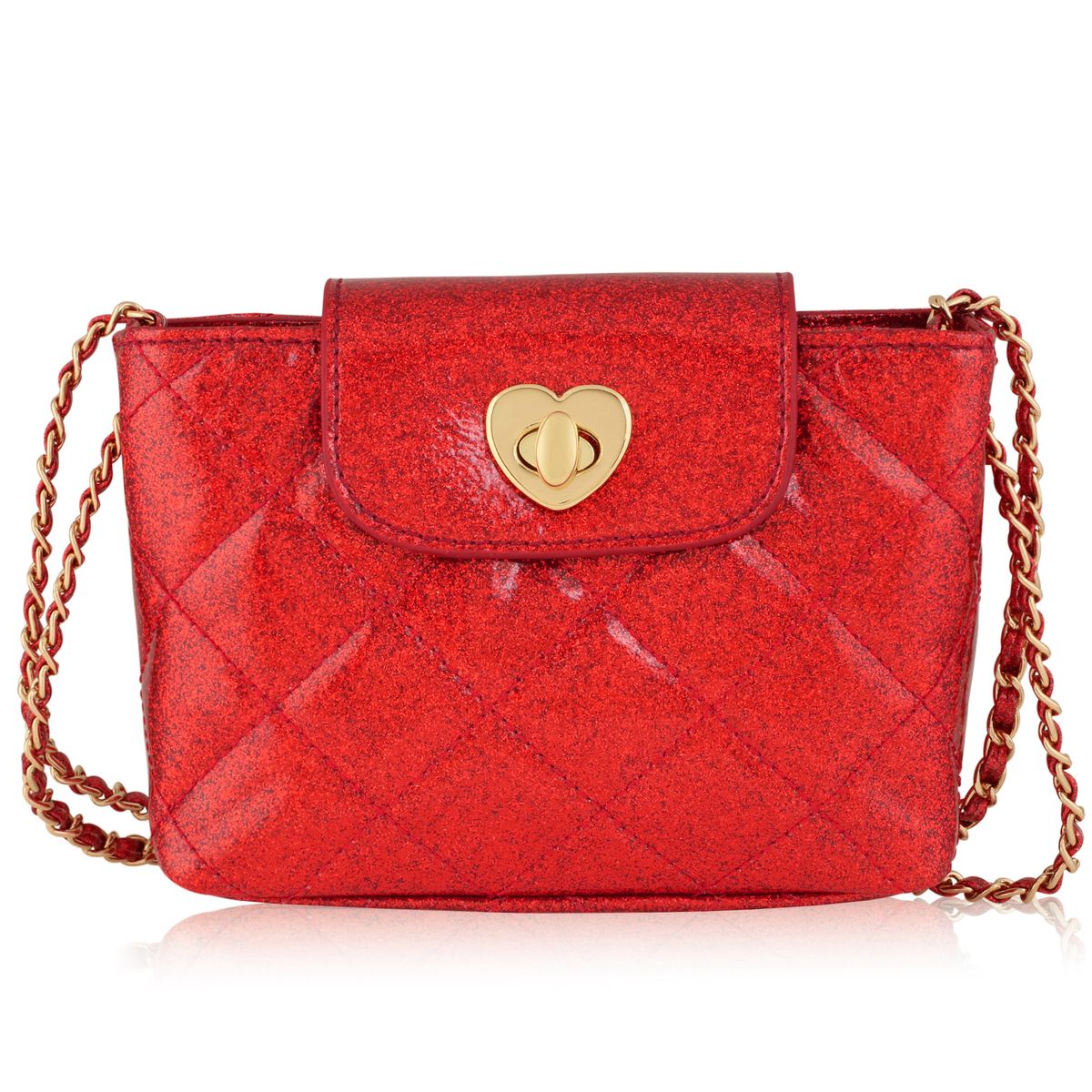 Paige Bag: Red Glitter
