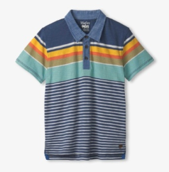 Nautical Stripes Polo Tee