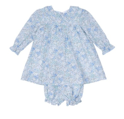 Betsy Light Blue Floral Bloomer Set