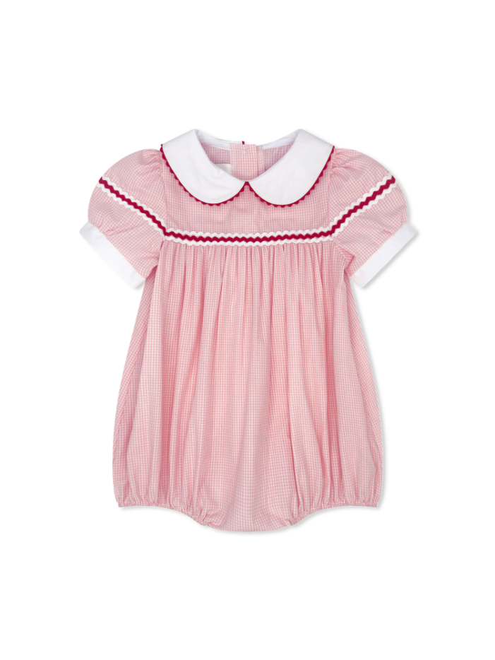 Kendall Bubble - Classic Pink Minigingham