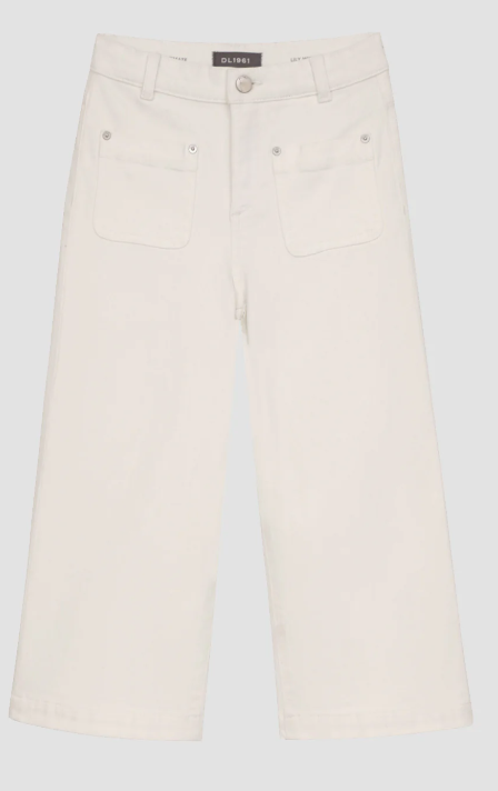 Lily Wide Leg Jeans White Tide