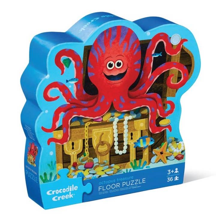 36 Piece Shaped Box Puzzle - Octopus Treasure