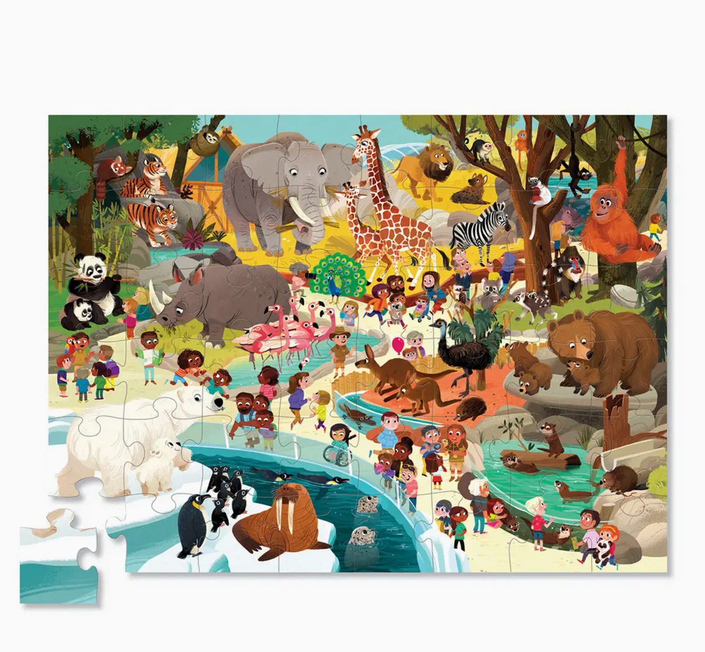 Day at the Zoo Puzzle 48 pc