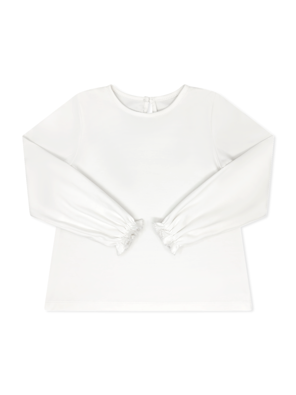 Bella Blouse Long Sleeve - Legacy White Knit