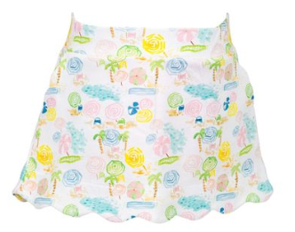 Ocean Club Scallop Skort
