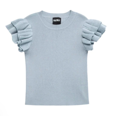 Isla Top tween - baby blue