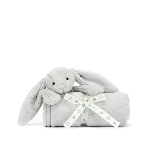 Bashful Grey Bunny Blankie