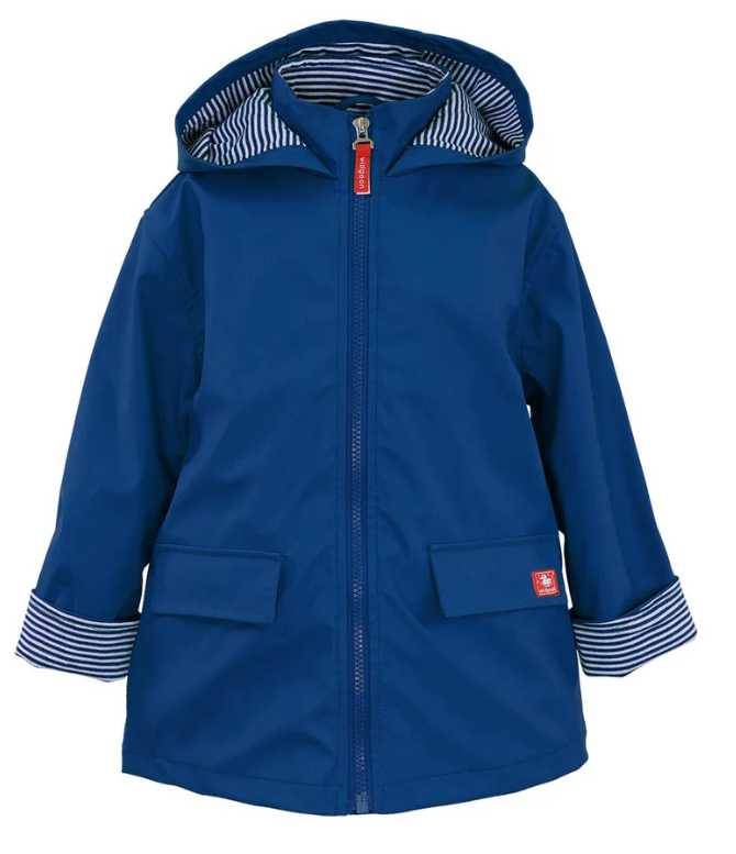 Unisex Raincoat Nautical Blue