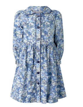 Floral Button-Front Dress