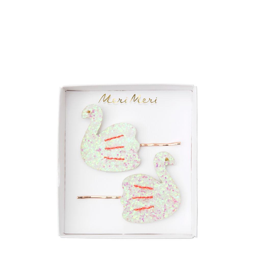 Swan Hair slides