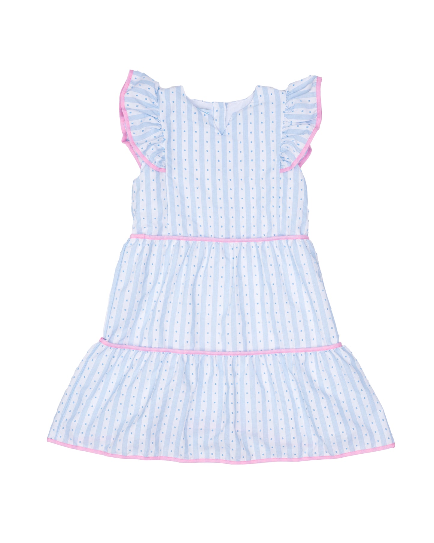 Blue Stripe Breeze Harley Dress