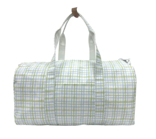 WEEKENDER - CLASSIC PLAID GREEN Duffel Bag