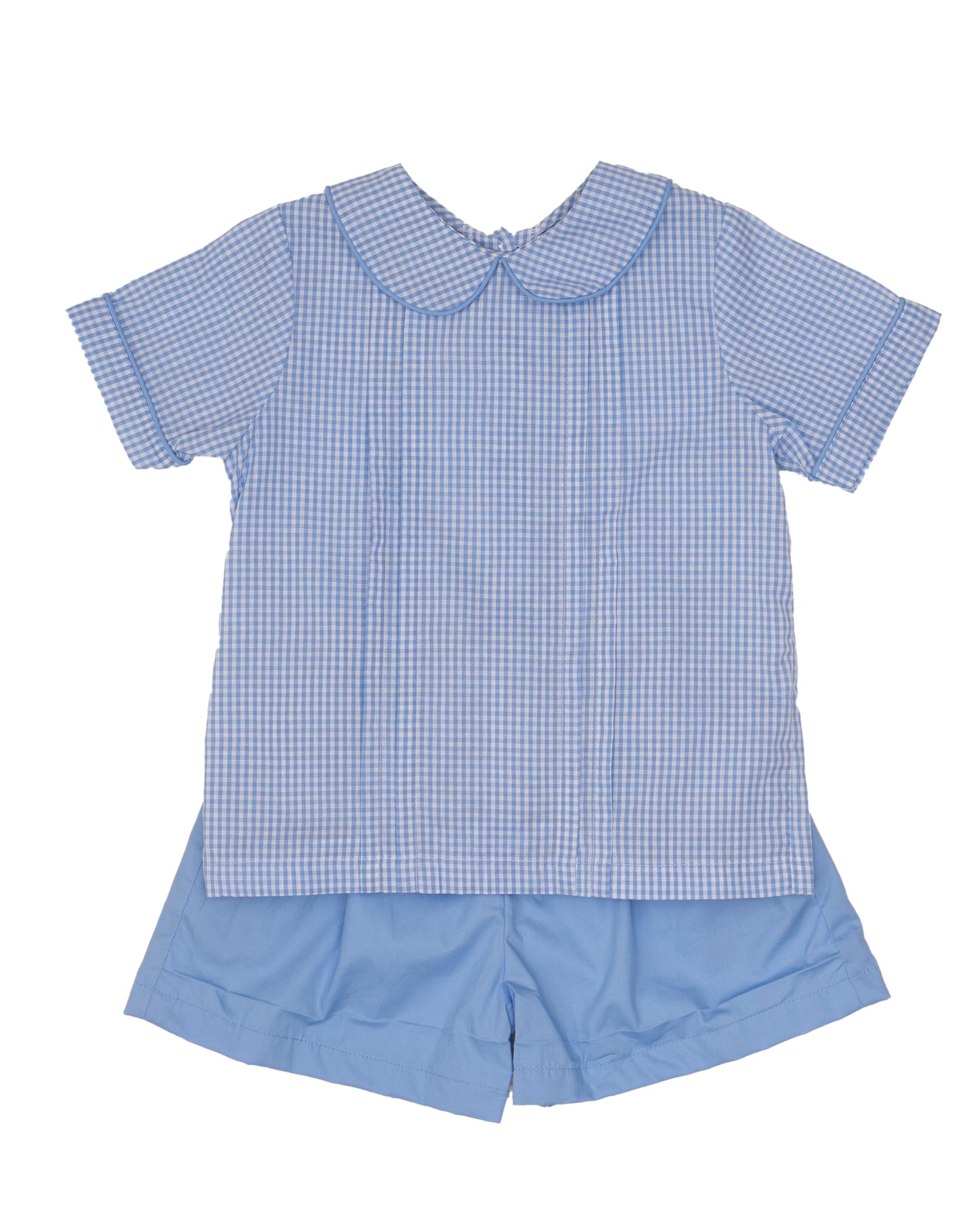Jeremiah Short Set Blue Windowpane
