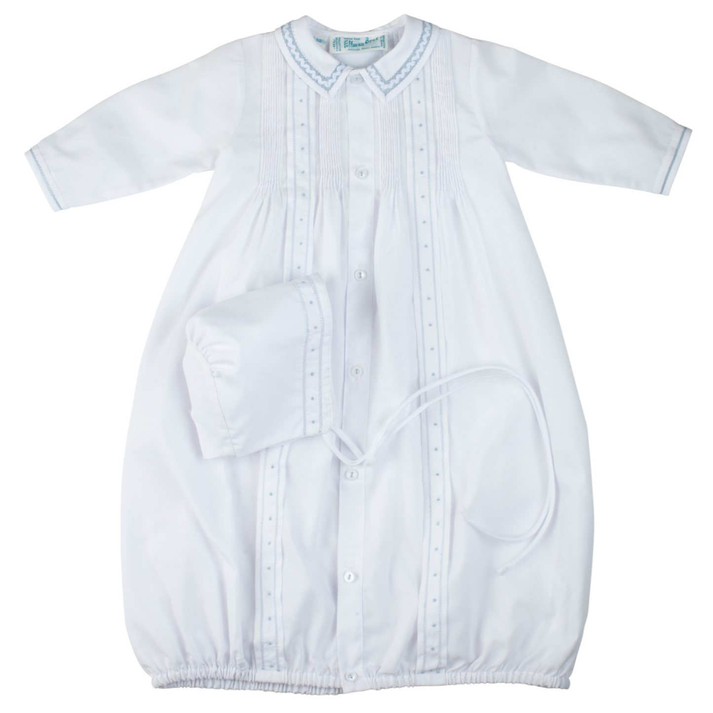 Boys Intricate Pintucked TMHG w/ Bonnet - 601