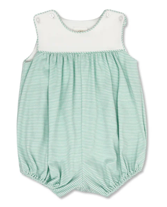Memphis Aqua Stripe Charming Bubble