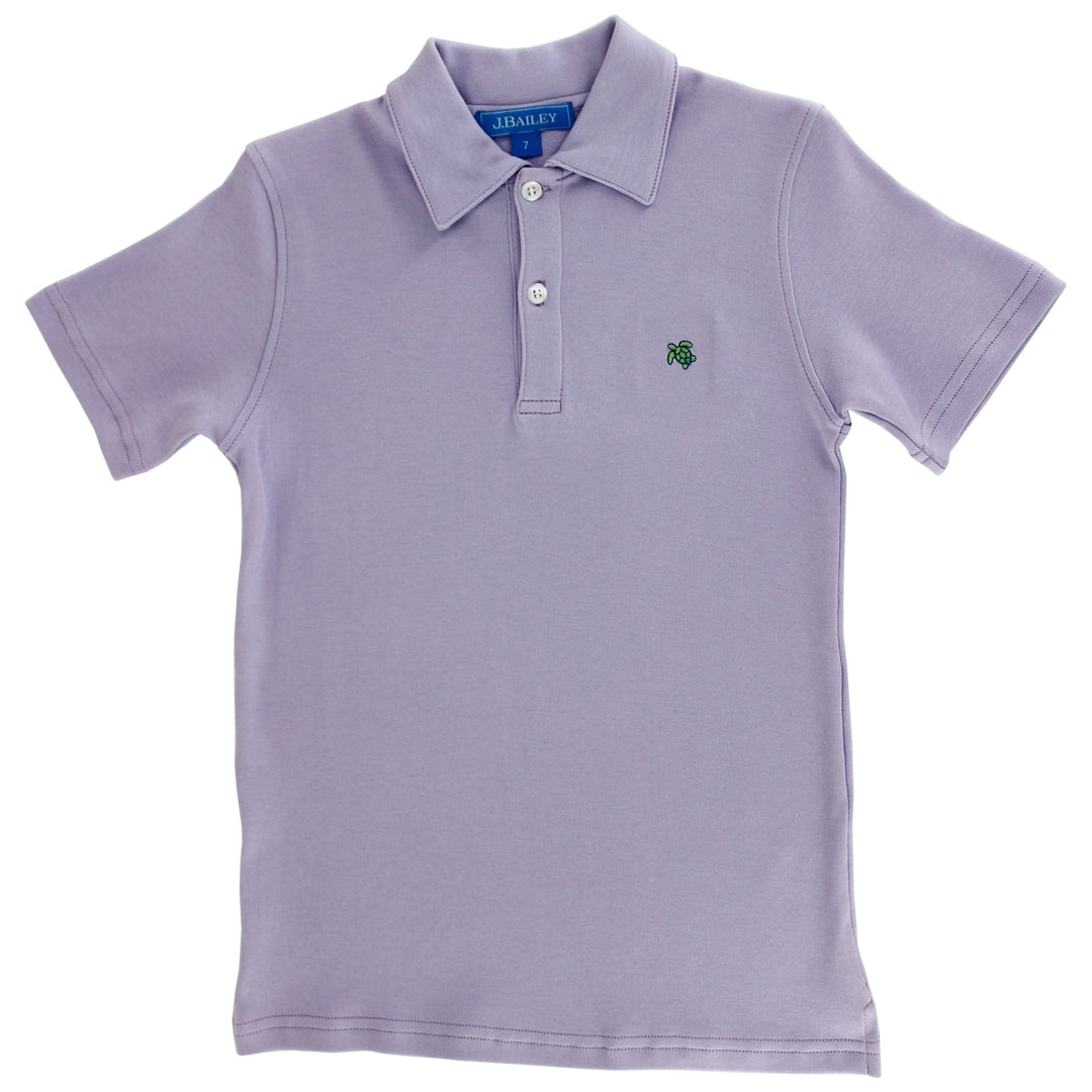 Henry Short Sleeve Polo - Lilac