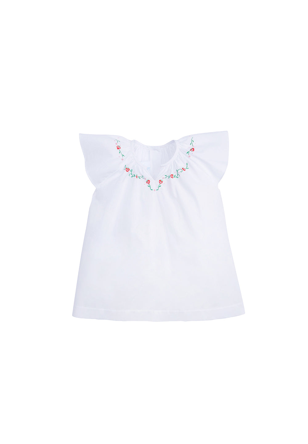 Embroidered Blouse - Strawberry