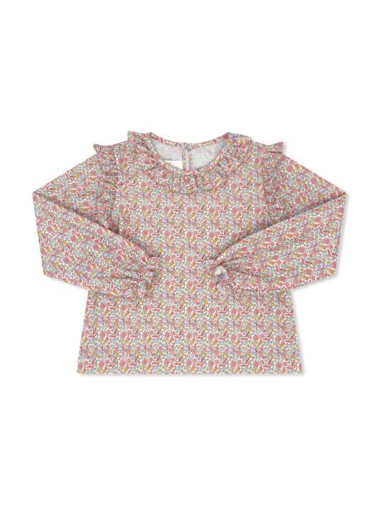 Evelyn Blouse Long - Autumn Garden