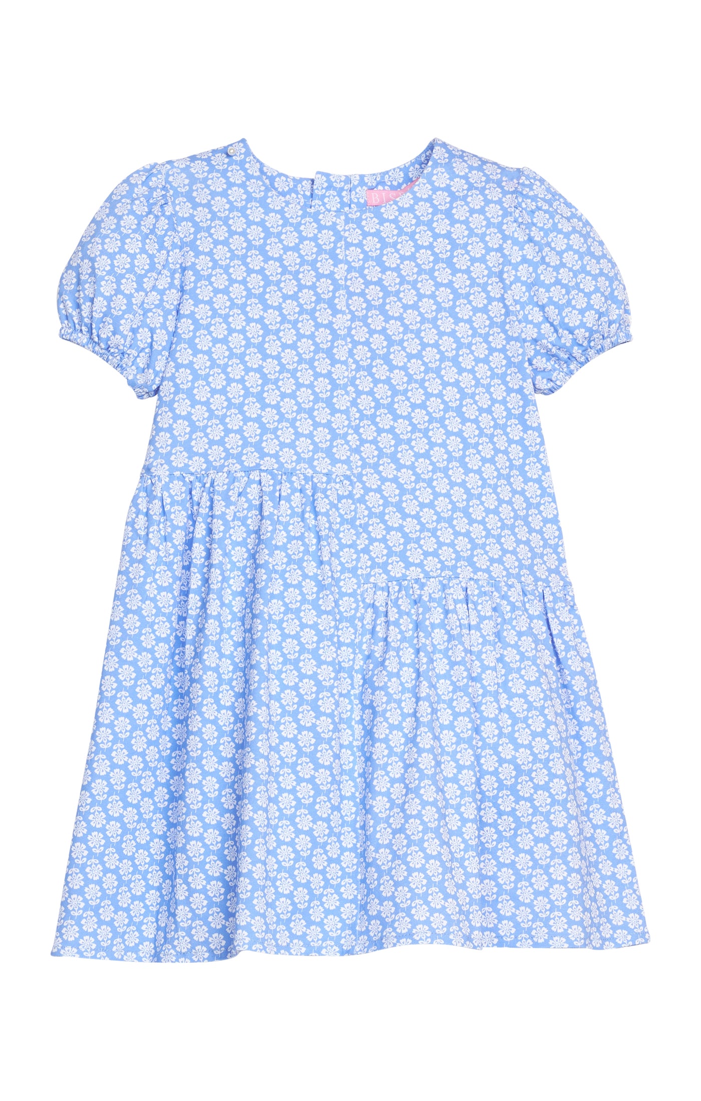 Phillipa Dress - Periwinkle Block Print