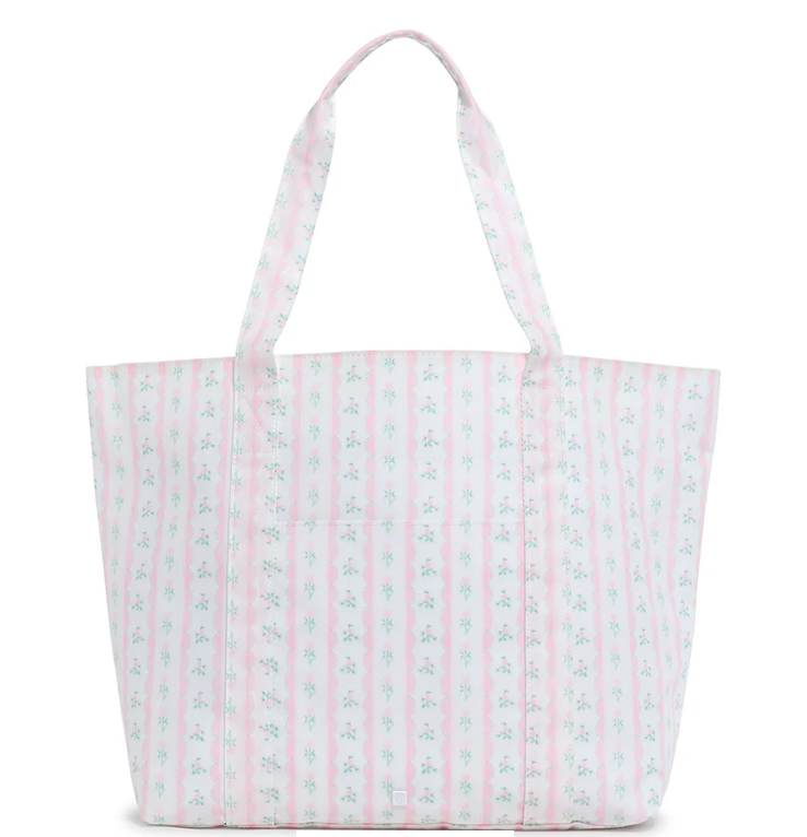 Jumbo Tote - Ribbon Floral Pink