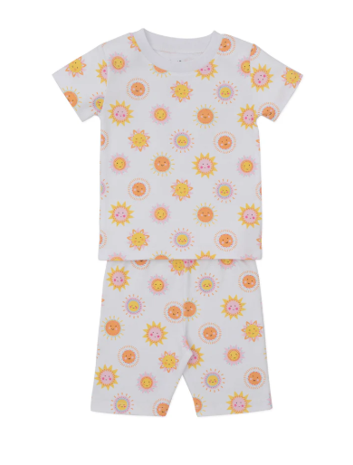 Sunshine Abounds Short PJ Set