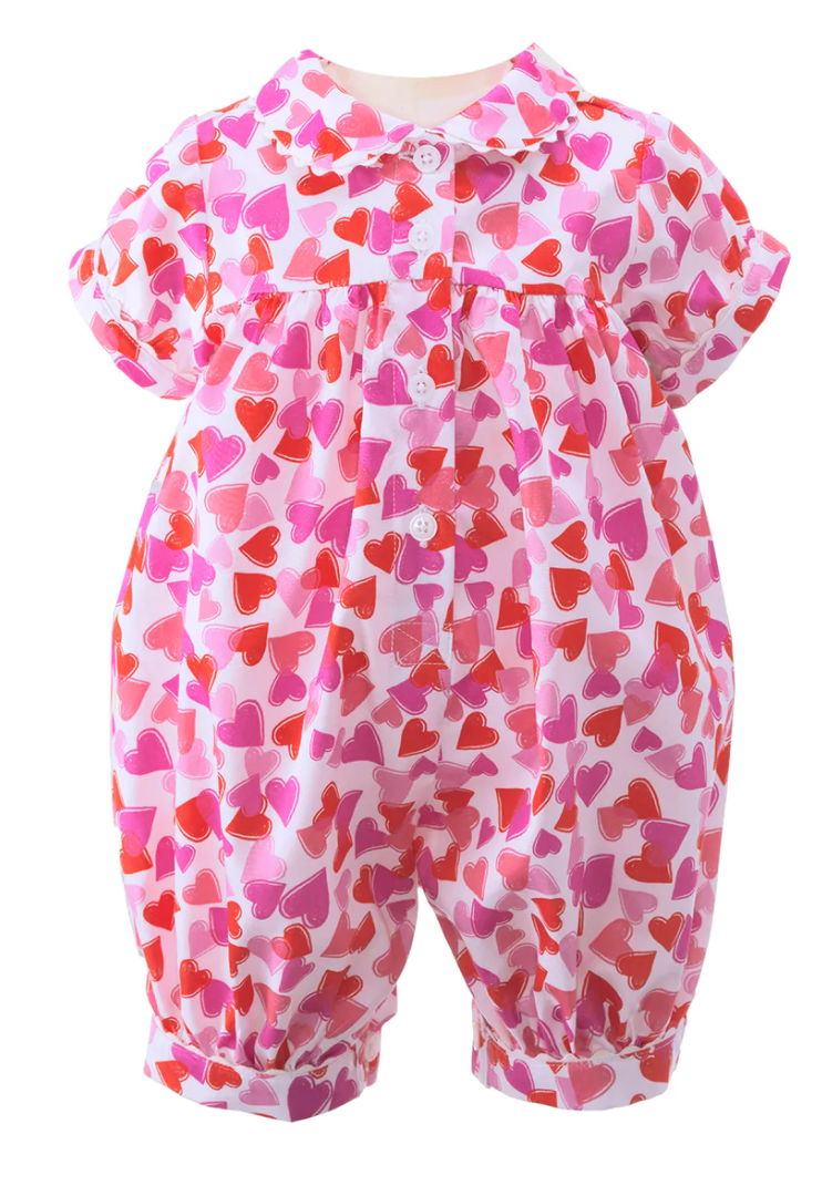 Confetti heart Babysuit