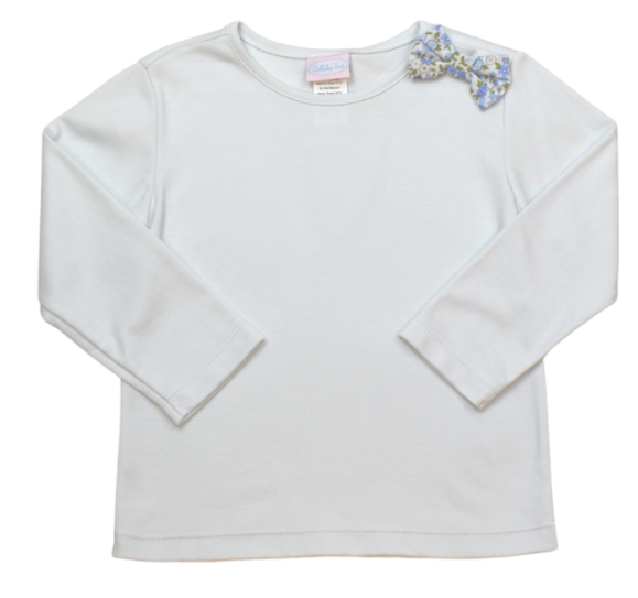 Ashtyn Bow Blouse Long sleeve - Blooms & Blessings