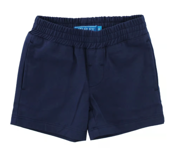Navy Pull On Short