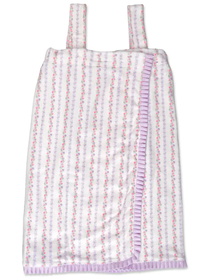 Sweet Heart Vine Plush Spa Wrap - Tween
