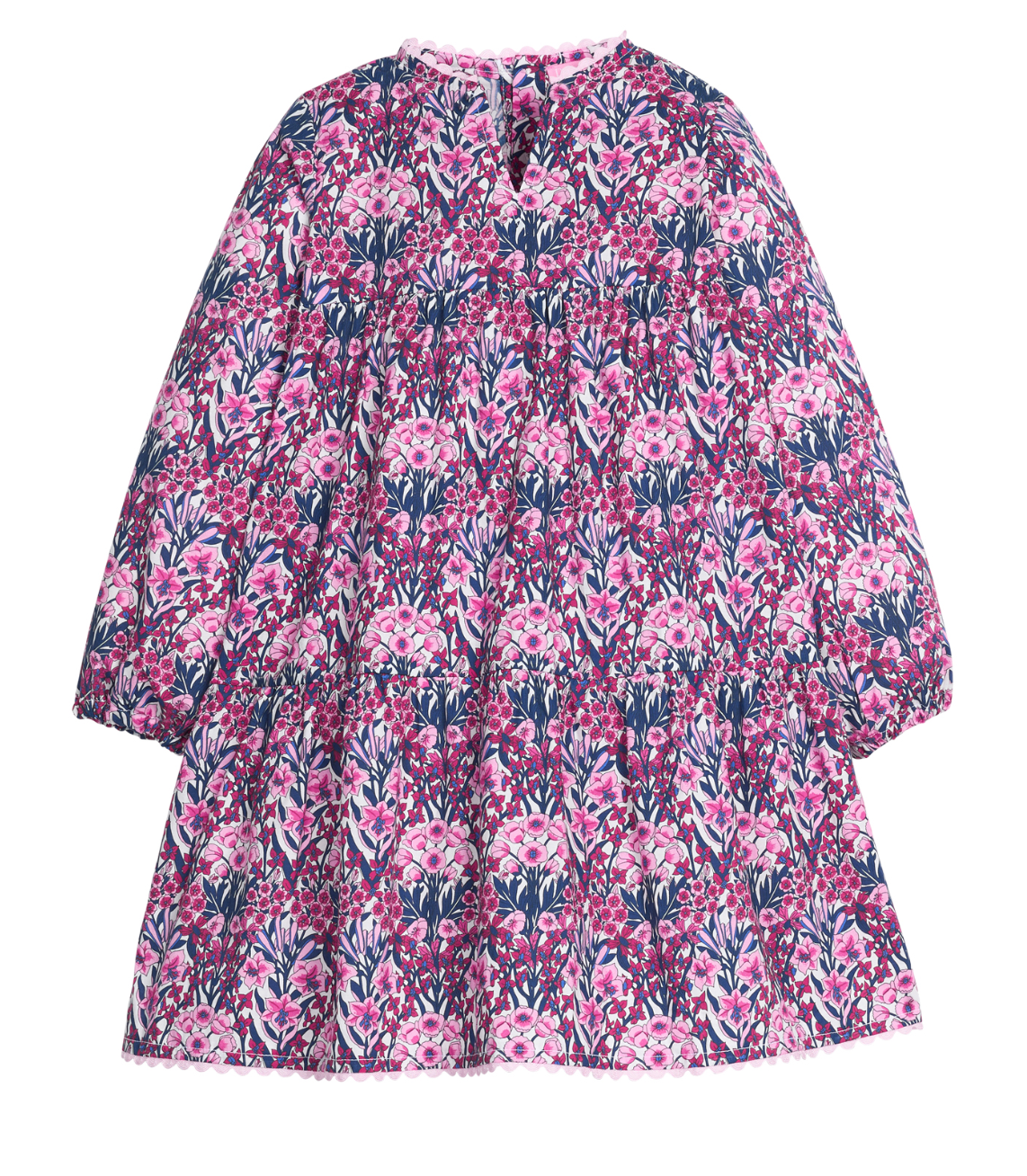 Positano Dress Long Sleeved - Foxcroft Winter Floral - Tween