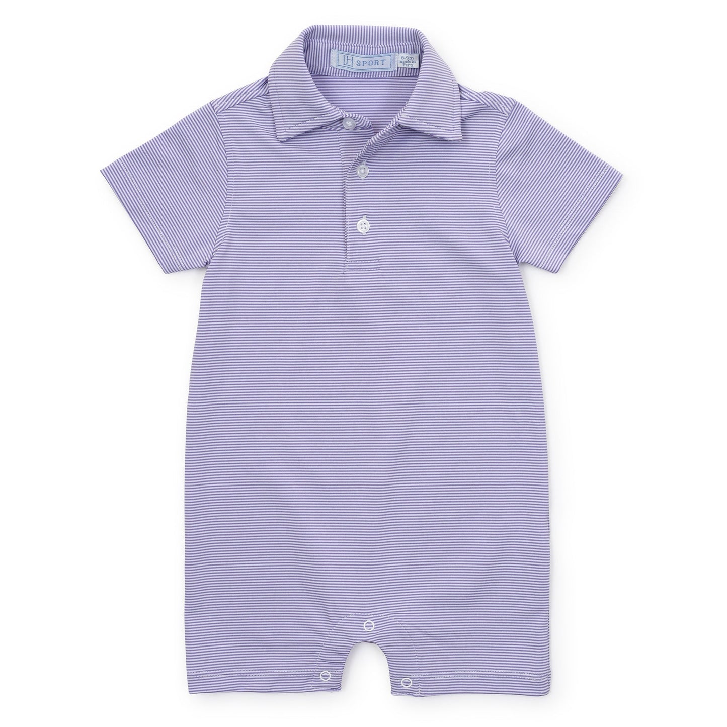 Austin Performance Shortall Purple Stripes