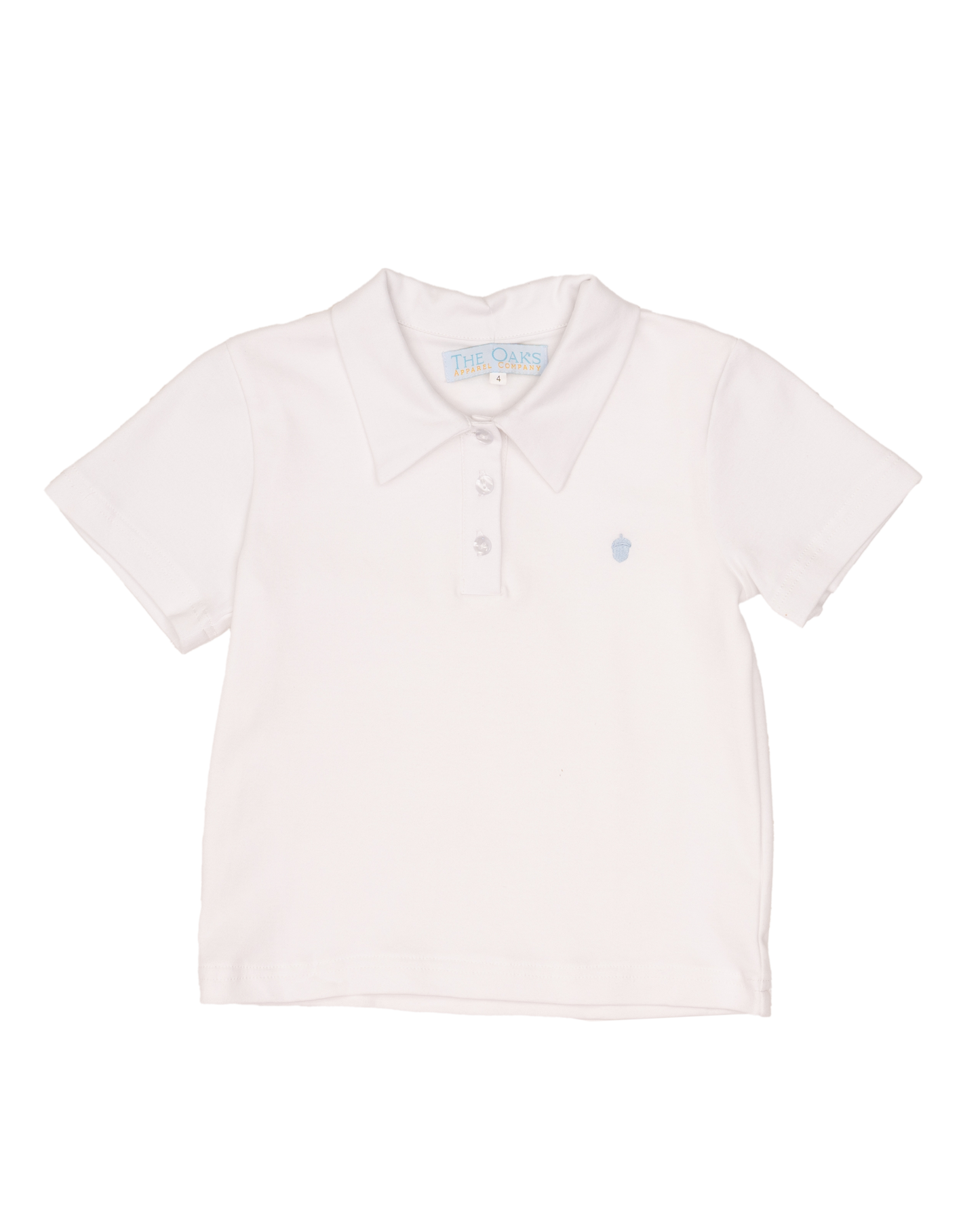 Watson White W/ Blue Polo