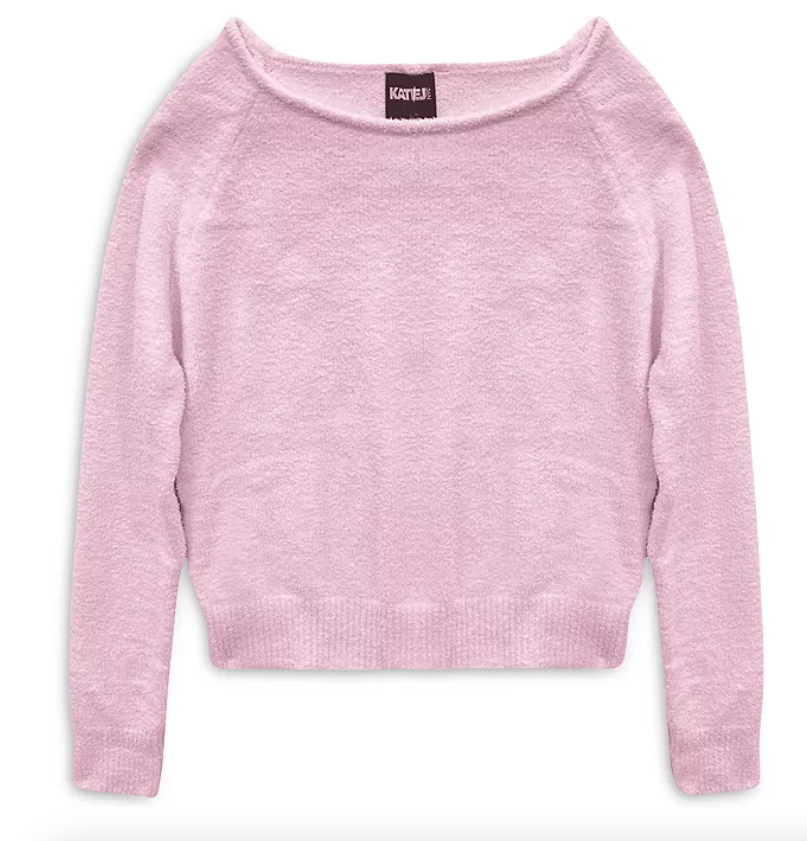 Parker Off Shoulder Top tween - baby pink