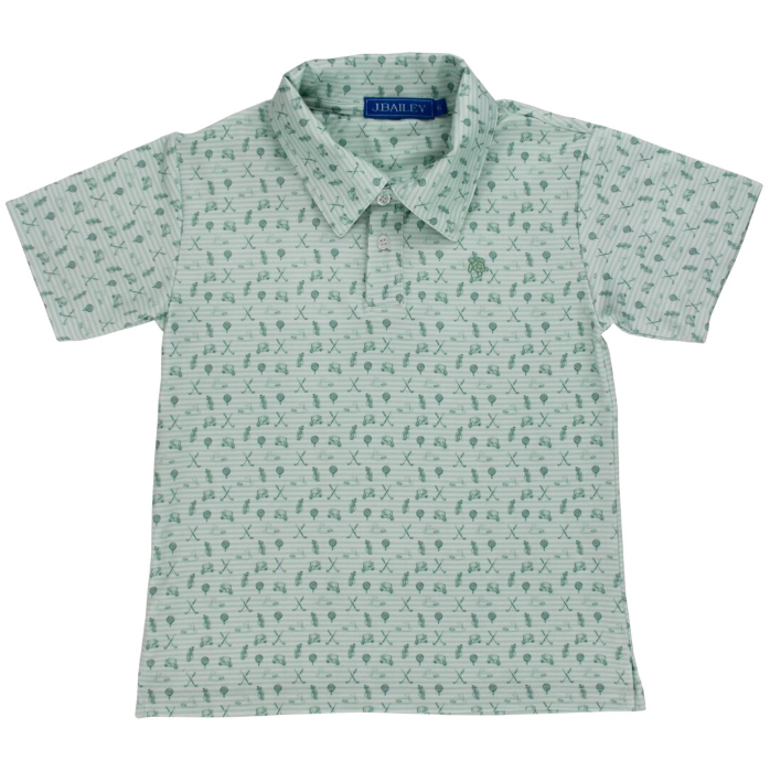 Henry Short Sleeve Performance Polo - Golf Green
