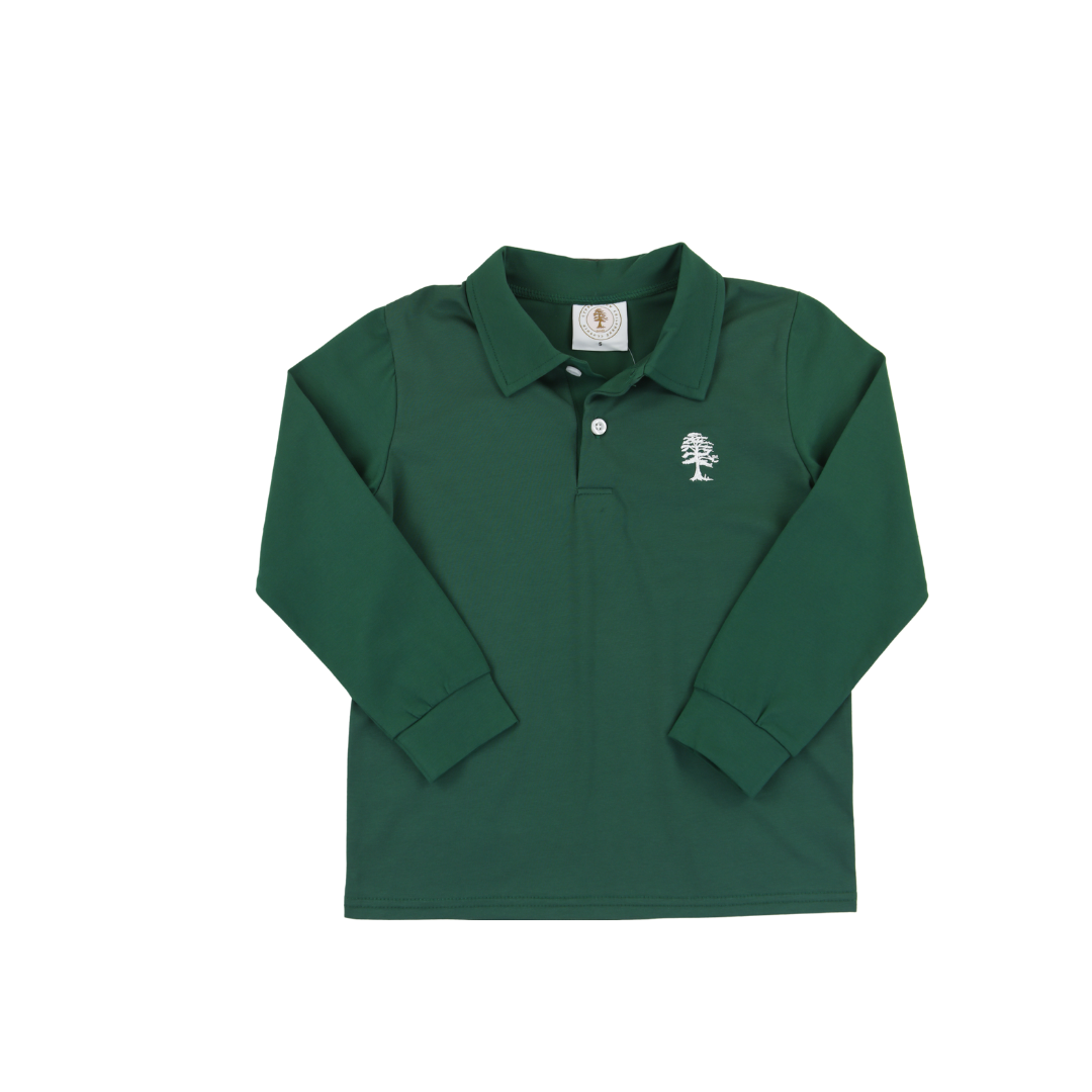 Green Signature Porter Polo Longsleeve Tee