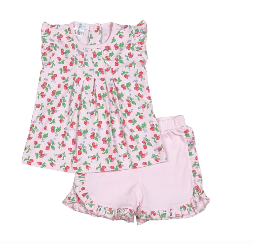 Berry-Sweets Pima Short Set