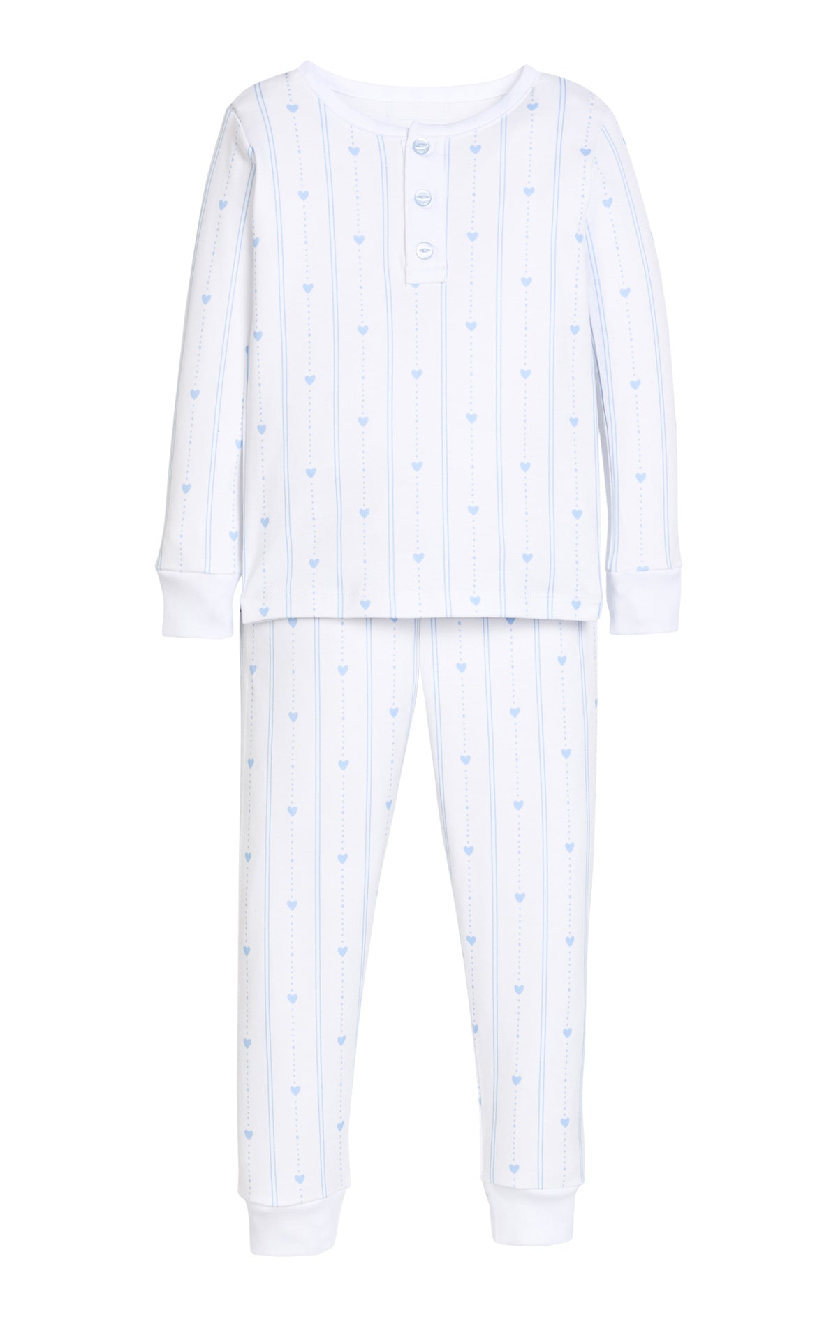 Printed Jammies - Blue Trailing Hearts