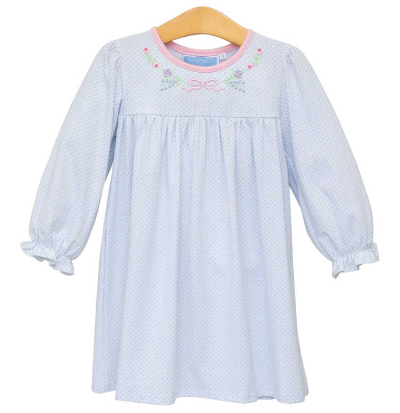 Floral Embroidery Dress
