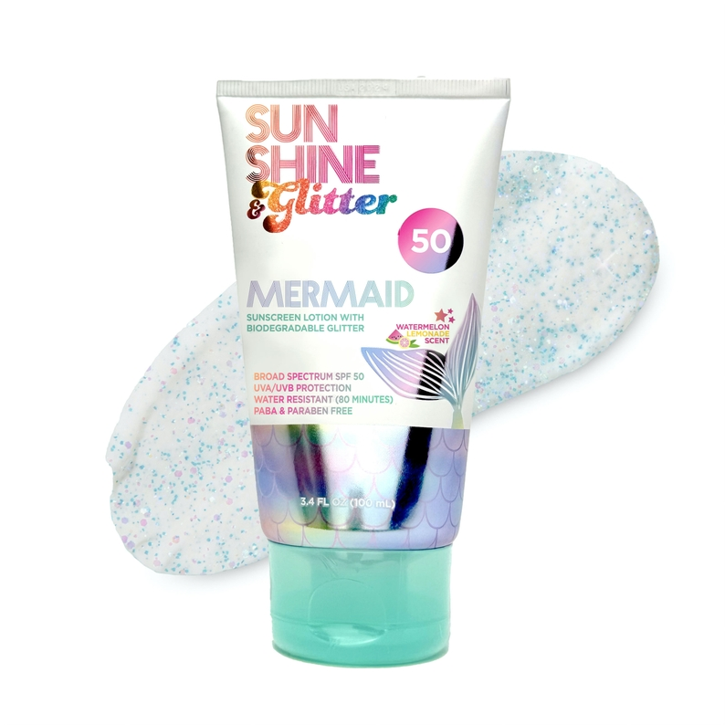 S&G Mermaid Biodegradable Glitter Spf 50 Tube