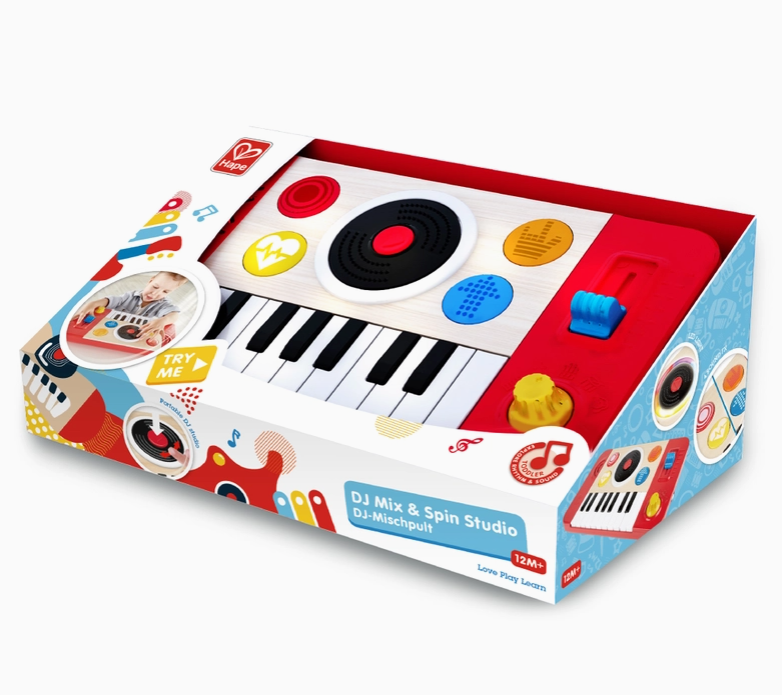 Dj Studio Music Toy with Keyboard & Spin Record