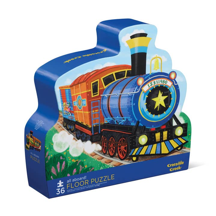 36 Piece Shaped Box Puzzle - All Aboard