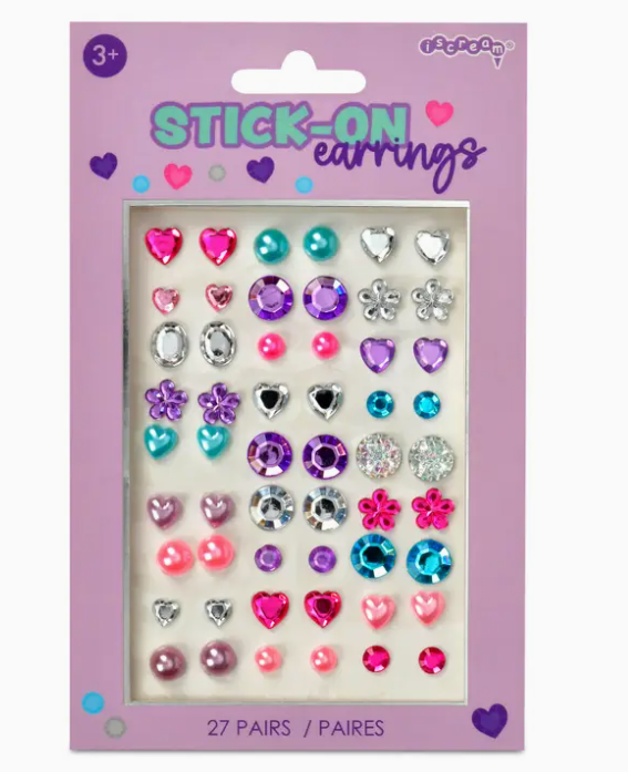 gem stick on earrings
