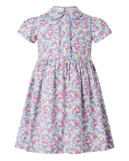 Candy Floral Half Button-Front Dress