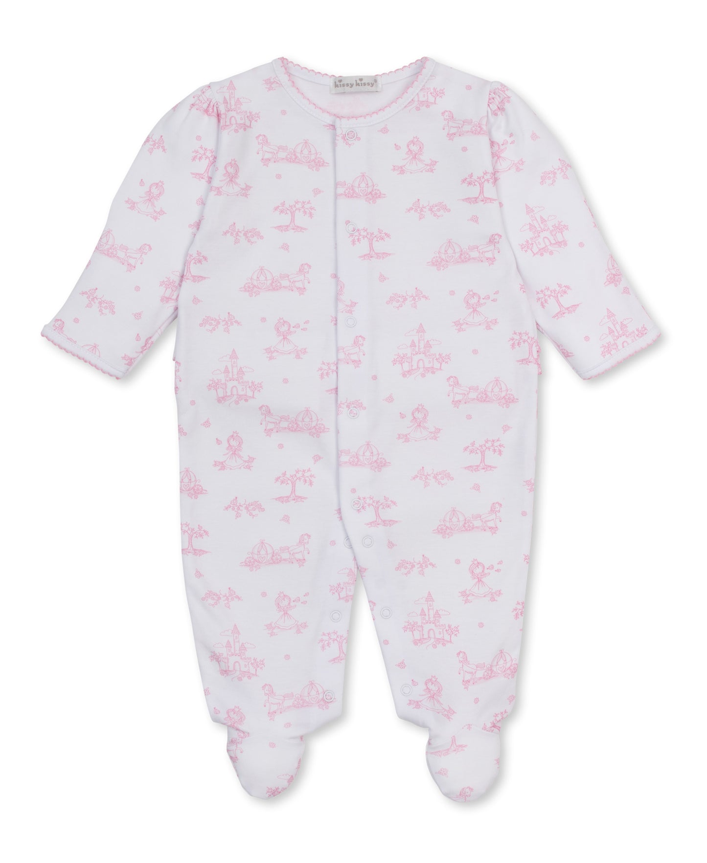 Infant Footie Print - Pink Princess Adventures