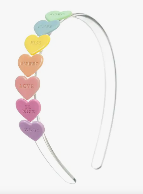 Centipede Heart Candy Pastels Headband