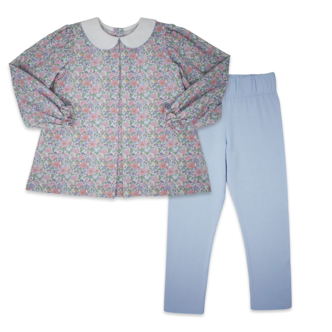 Hillsborough Floral Caroline Legging Set - Floral