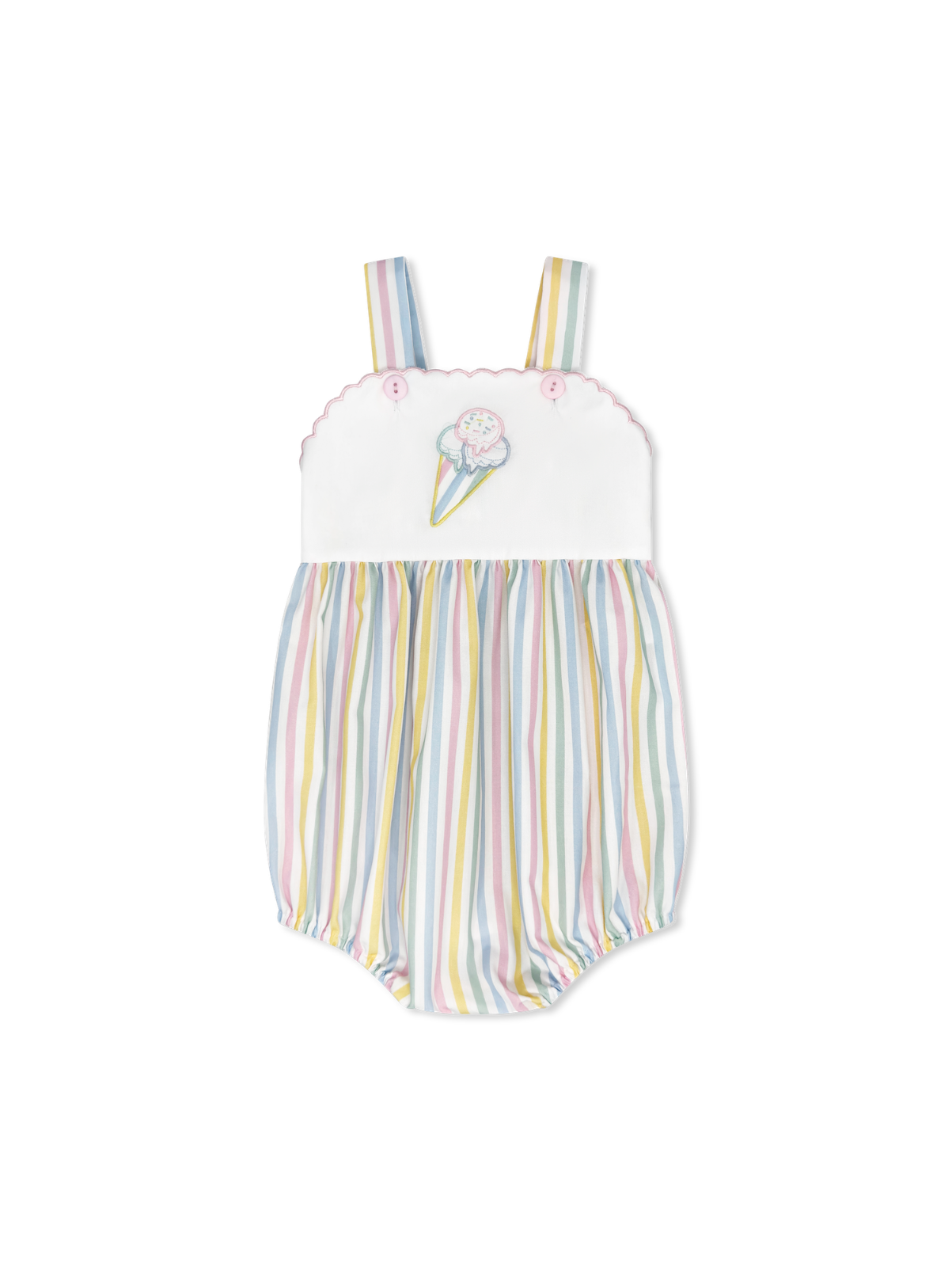 Lynn Bubble - Sorbet Stripe w/ Ice Cream Cone