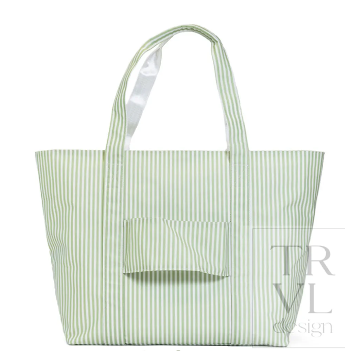 Jumbo Tote XL - Pimlico Stripe Sage