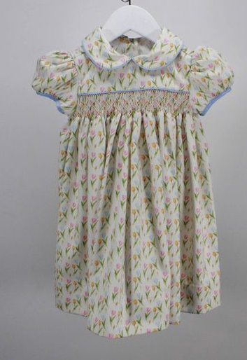 Colorful Tulips Hannah Dress 1286