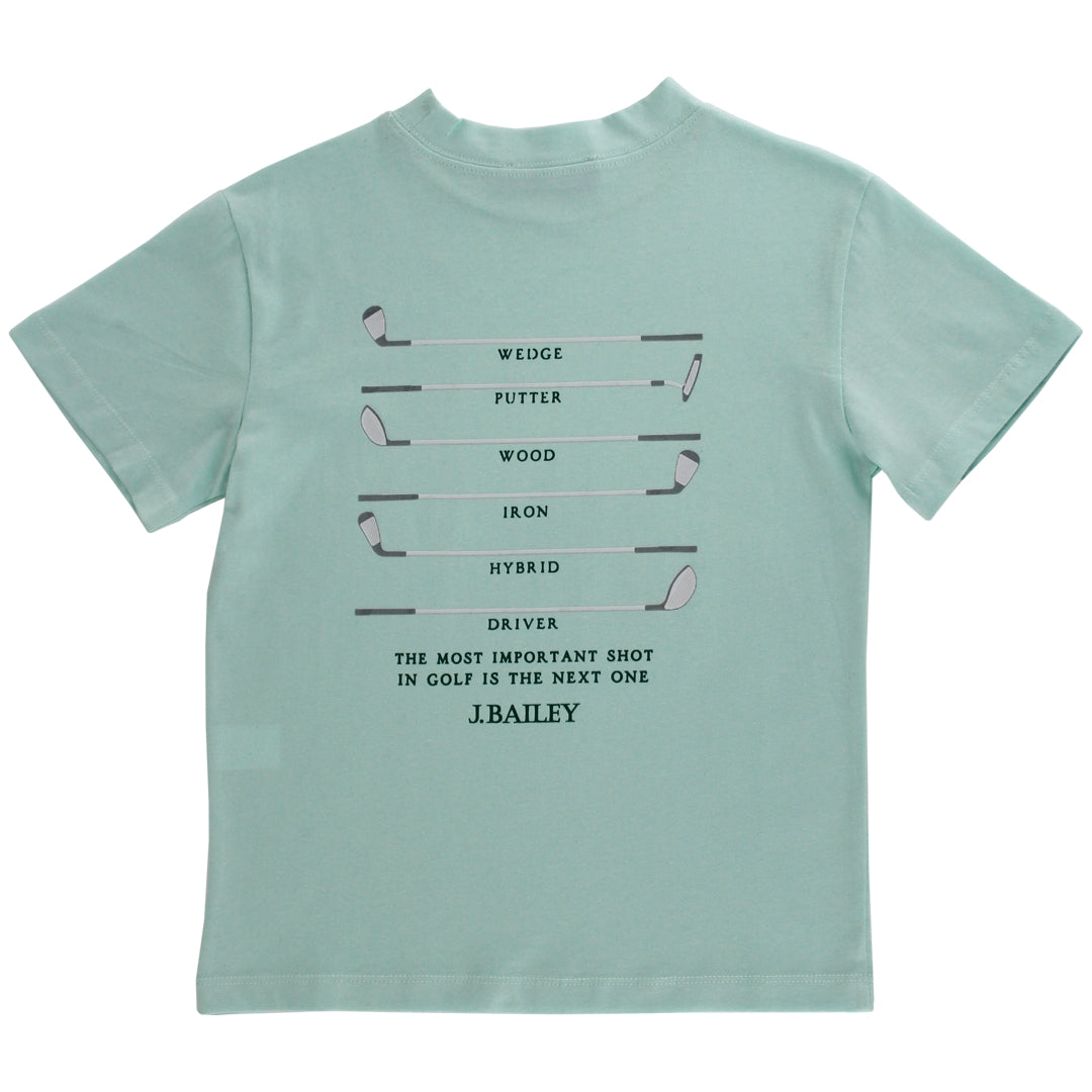 Short Sleeve Logo Tee - Clubs on Seaglass